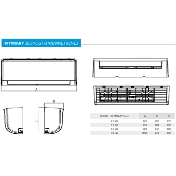 KLIMATYZATOR MIDEA BLANC WARMER