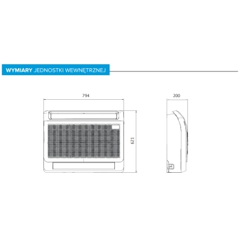 KLIMATYZATOR MIDEA KONSOLA