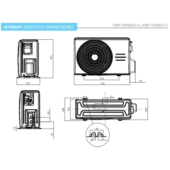 KLIMATYZATOR MIDEA Blanc PRO